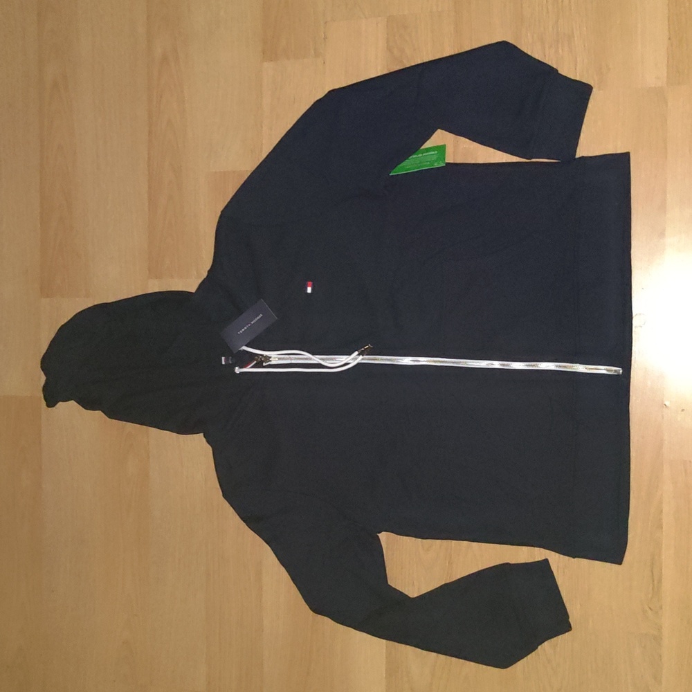 Tommy Hilfiger Full Length Zip Flag Hoodie XL NWT